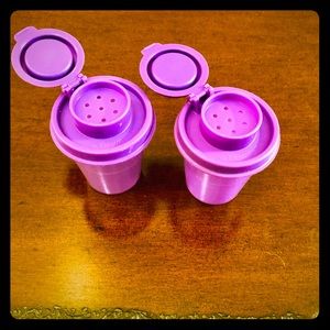 Tupperware “midget” Salt and Pepper Shakers